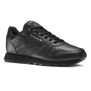 Reebok Classic Leather Turnschuhe Kinder - Schwarz - DE 238-JHA